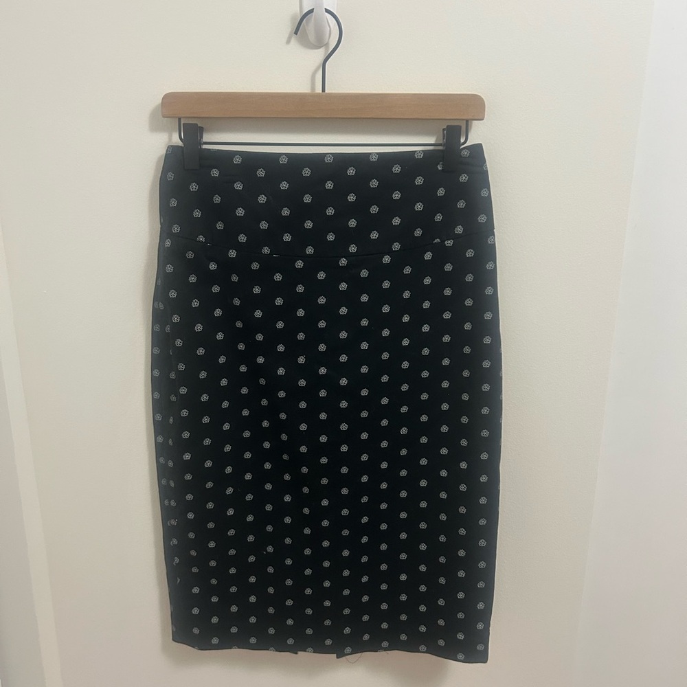Express paterned dress skirt